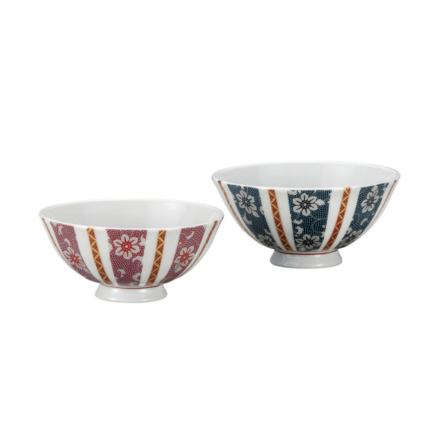 組飯碗・鉄仙文