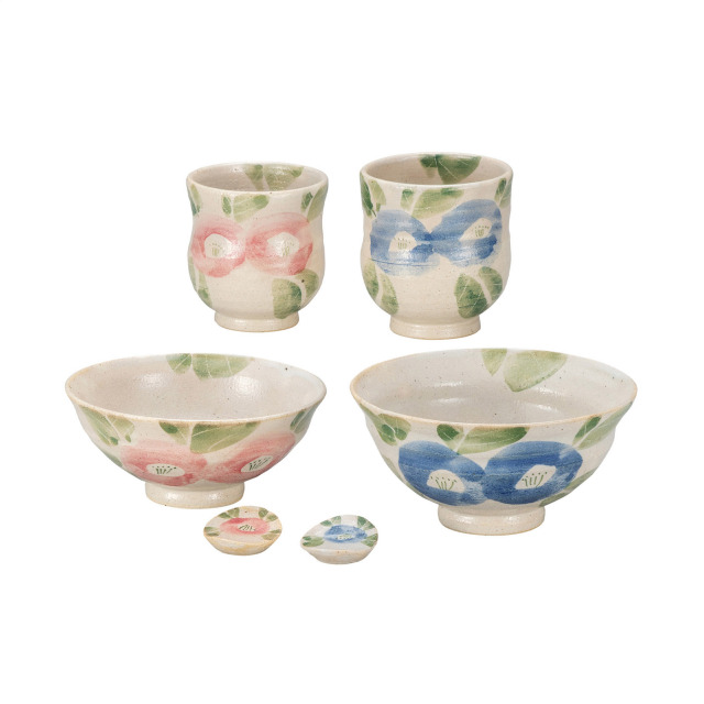 睦揃・椿文(箸置付)