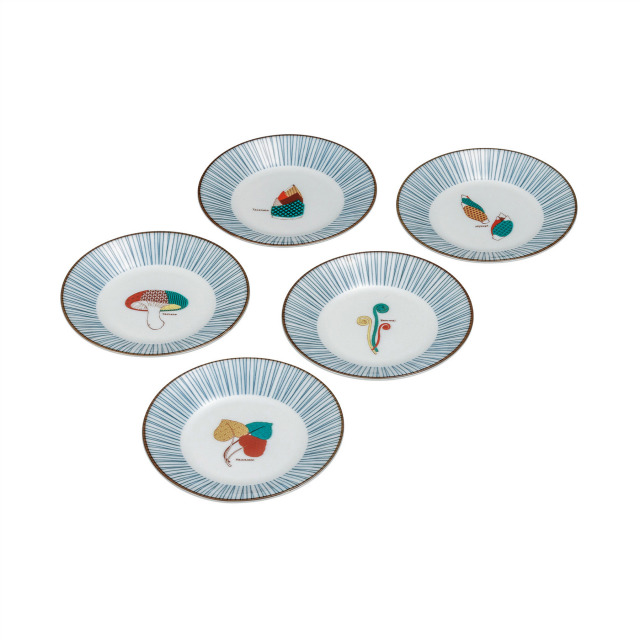 5.2号皿揃・山の幸