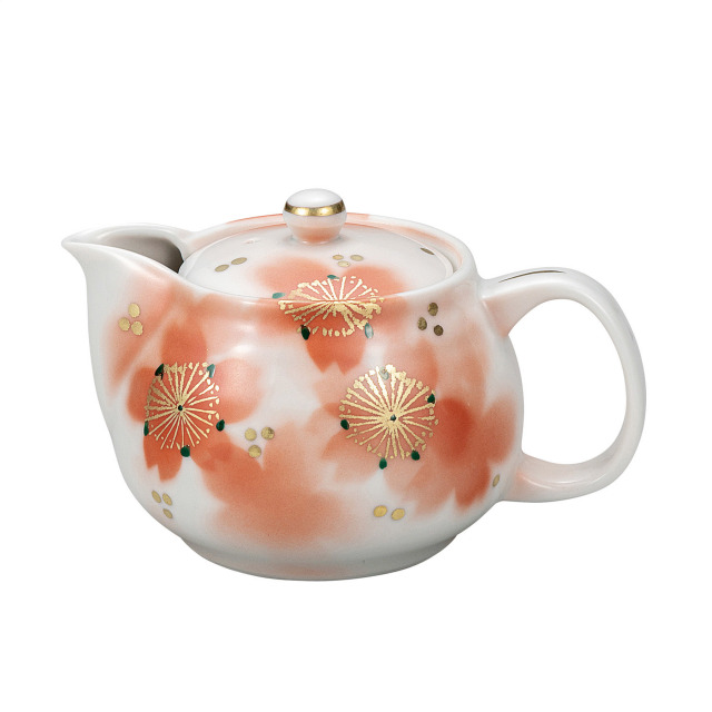 ポット急須・春桜（網付）