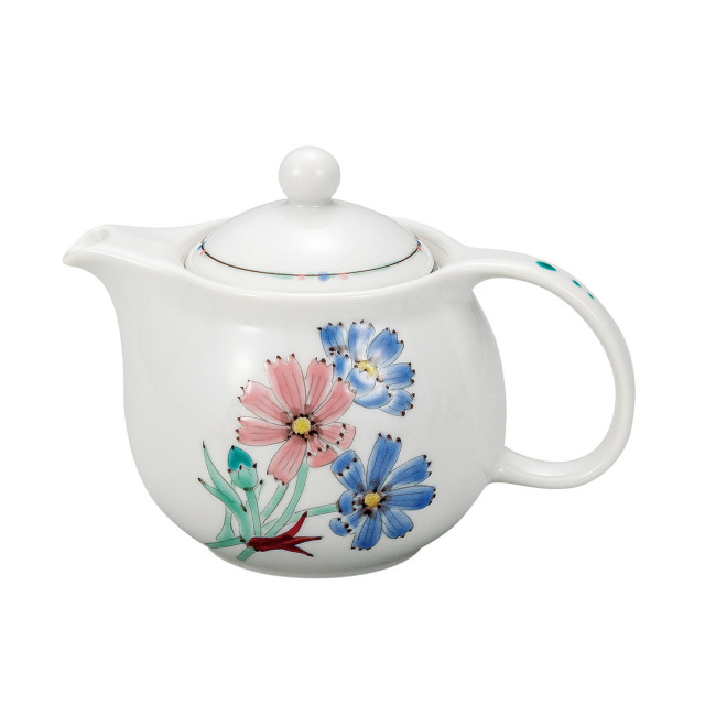 ポット急須・コスモス（網付）