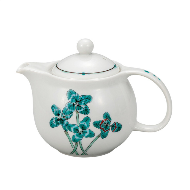 ポット急須・クローバー（網付）