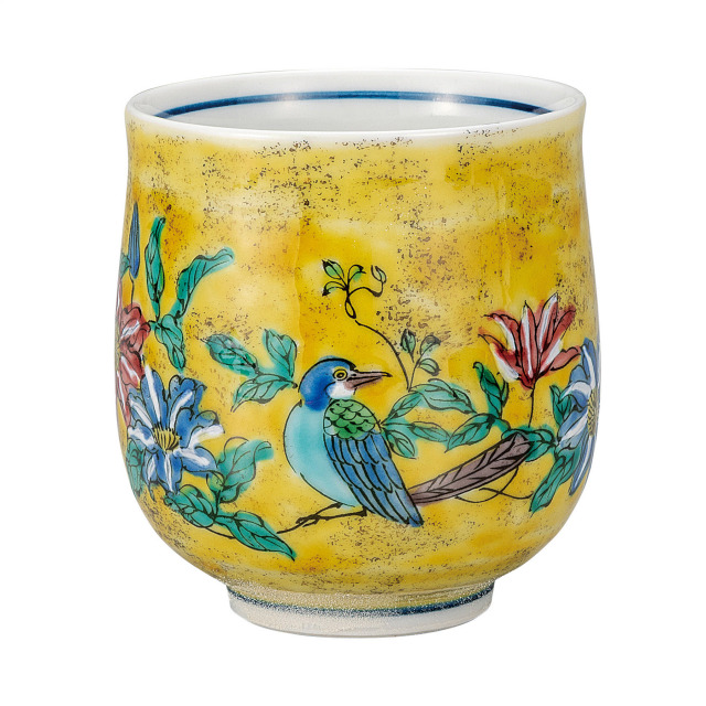 湯呑・吉田屋花鳥
