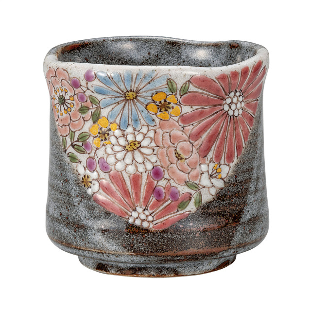 湯呑・華詰　赤