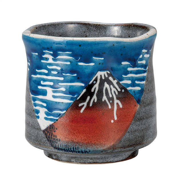 大湯呑・北斎　凱風快晴