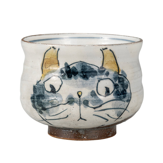 いっぷく碗・ぶち猫