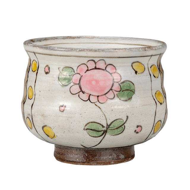 いっぷく碗・割取り花