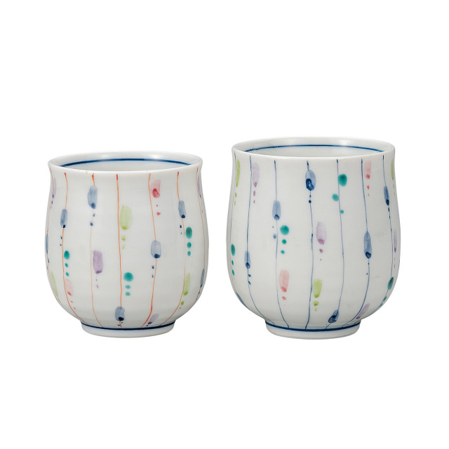 組湯呑・彩十草