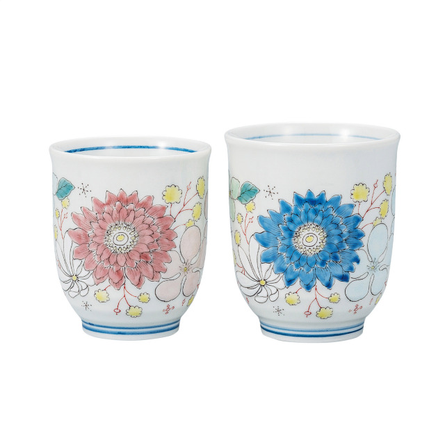 組湯呑・花はな