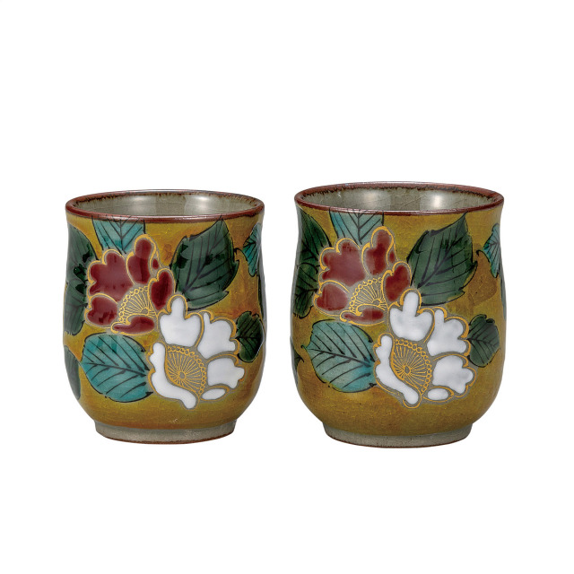 組湯呑・吉田屋山茶花