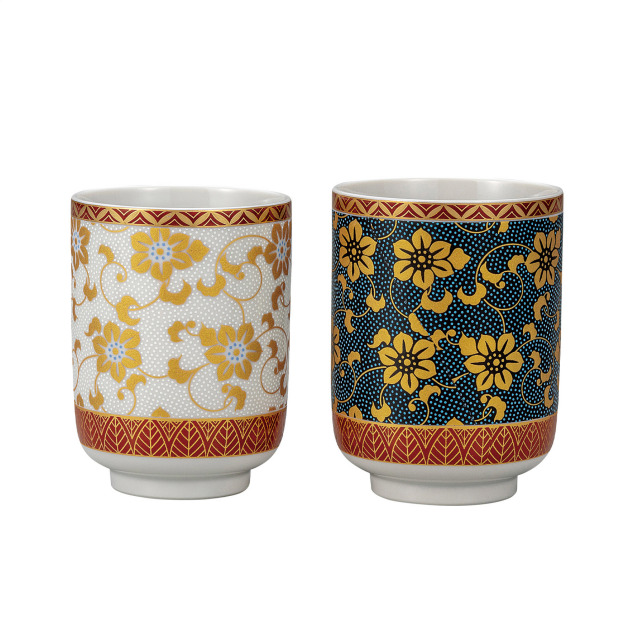 組湯呑・コンビ鉄仙