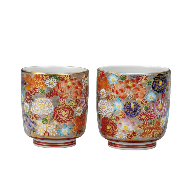 組湯呑・金花詰