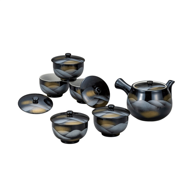 蓋付茶器・連山