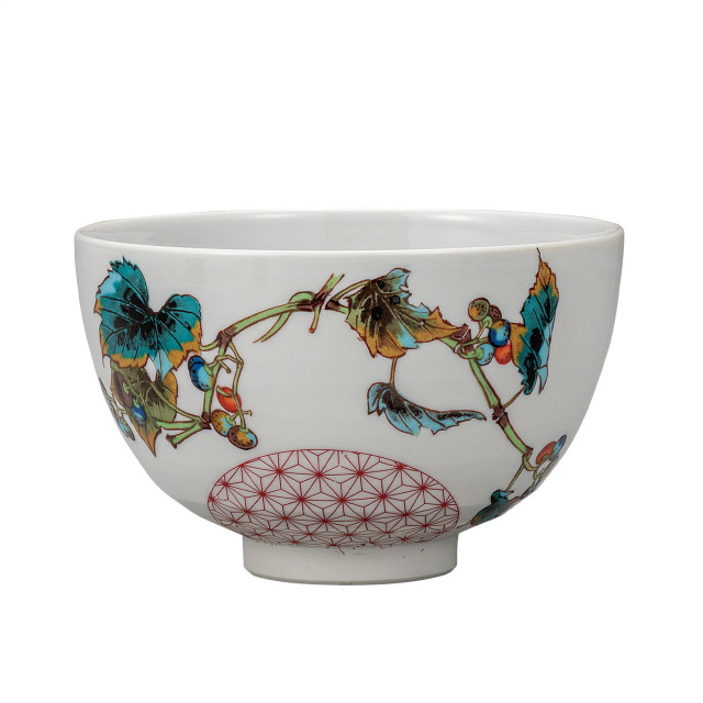 抹茶碗・野ぶどう