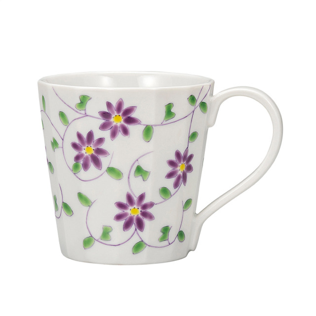 マグカップ・花唐草文