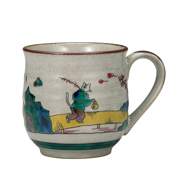 マグカップ・ねこ九谷