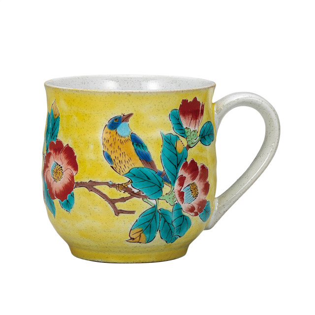 マグカップ・吉田屋椿に鳥