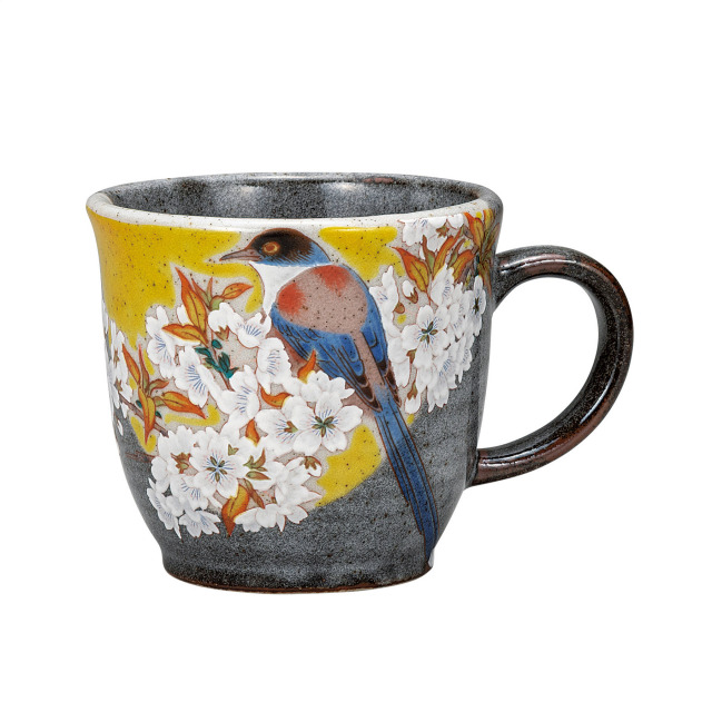 マグカップ・吉田屋山桜に鳥