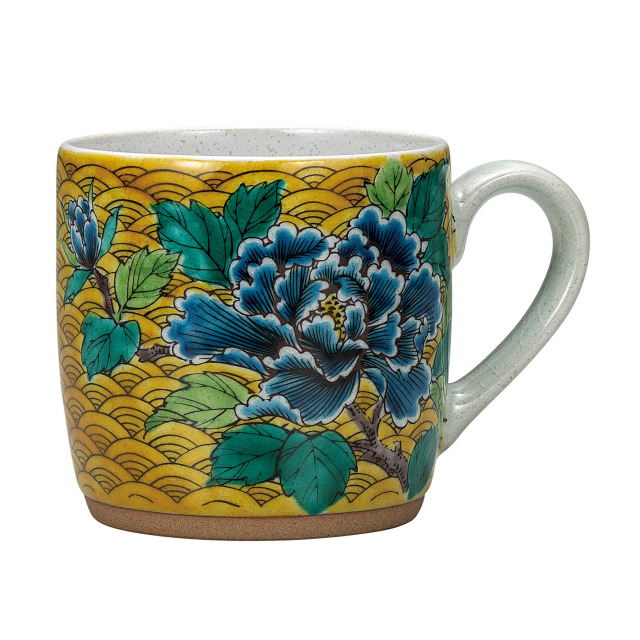 マグカップ・吉田屋波牡丹