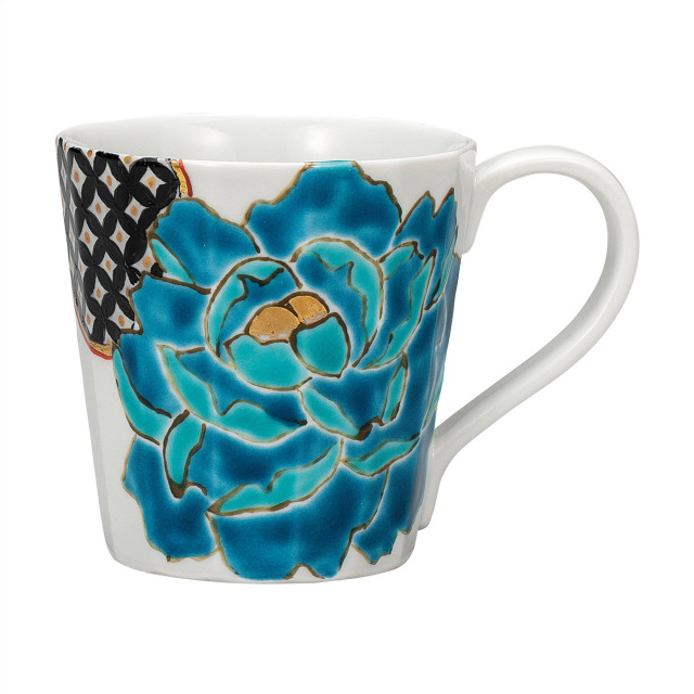 マグカップ・碧牡丹 
