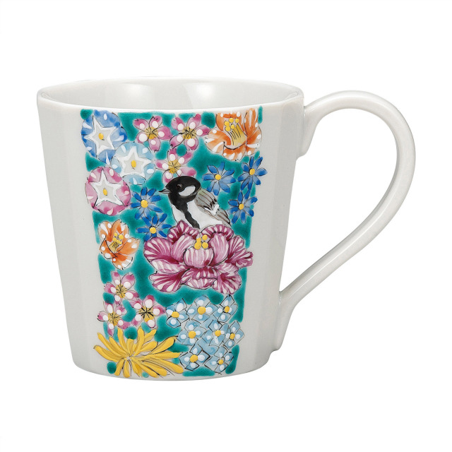マグカップ・小鳥花詰 