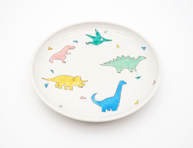 6寸皿　恐竜