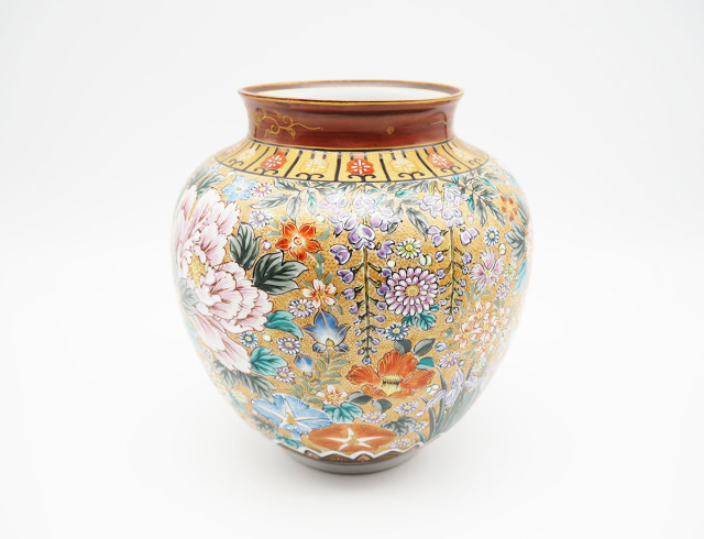 青木木米  九々鱗  花掛  花瓶  華瓶 青木木米 九々鱗 花掛 花瓶 華瓶