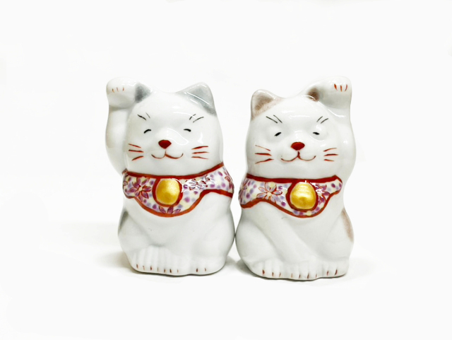 芦屋小雁作　招き猫 招き猫 かぶらきでしか買えない