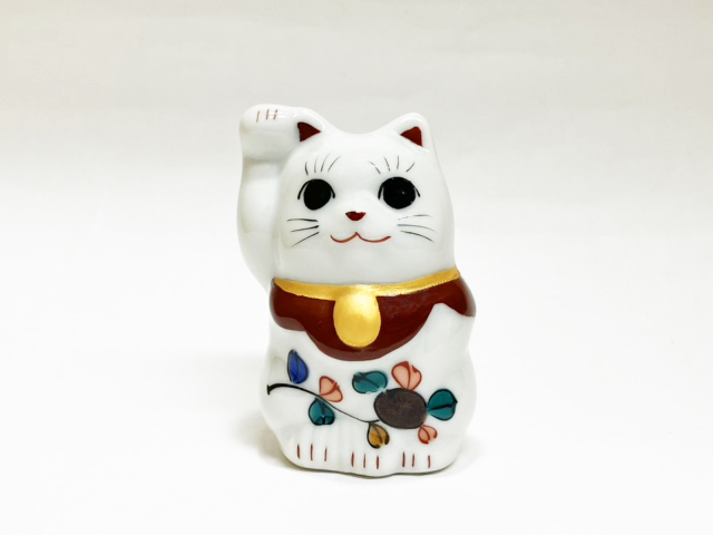 招き猫小菊右前
