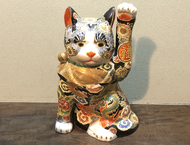 輪島塗沈金 「招き猫」掛け時計 輪島塗沈金 「招き猫」掛け時計 【公式通販】