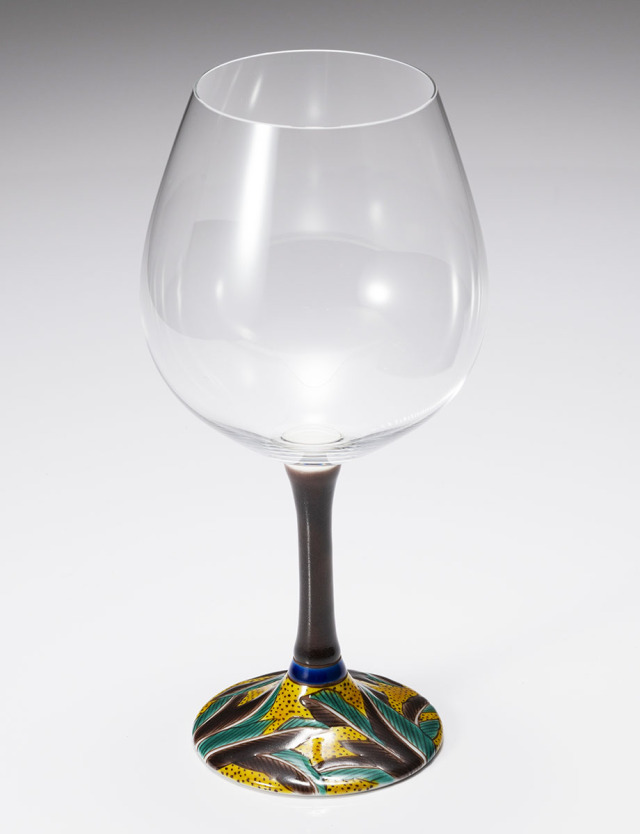 鏑木BOグラス　吉田屋芭蕉　紫 / 糠川孝之