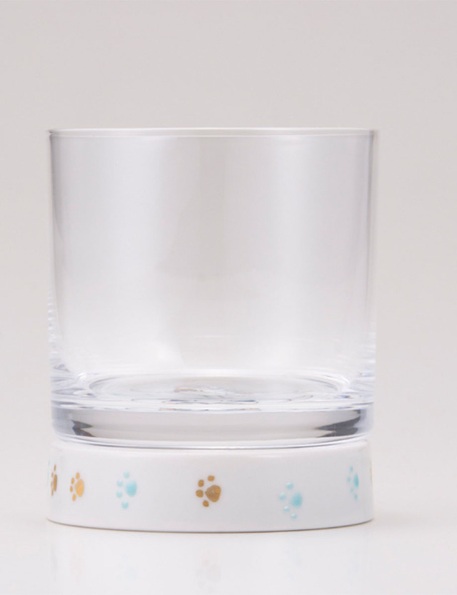 ロックグラス　ネコの休日