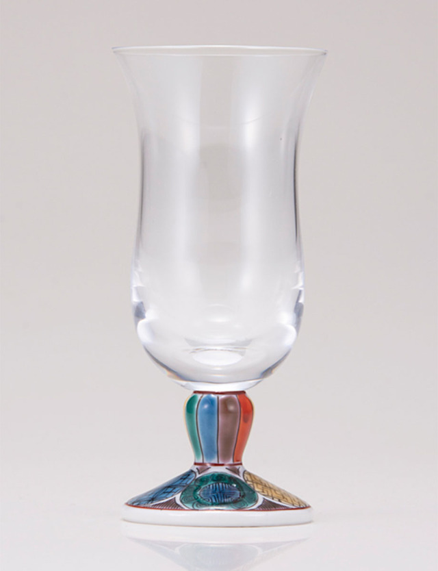 冷酒グラス　古九谷丸文