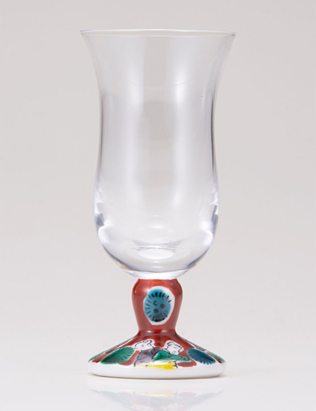 冷酒グラス　木米　レッド