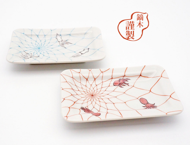 【ちあさま専用】254-1/241-3/ 2点おまとめ梅村鉱則/織部五変絵丸皿 梅村めぐみ｜Umemura Megumi