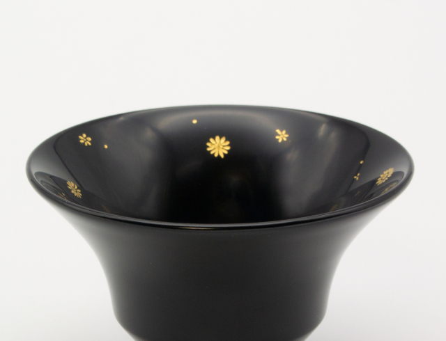 復興支援》輪島塗 ぐい呑（華文ちらし沈金） かぶらきでしか買えない