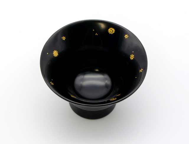 復興支援》輪島塗 ぐい呑（華文ちらし沈金） かぶらきでしか買えない