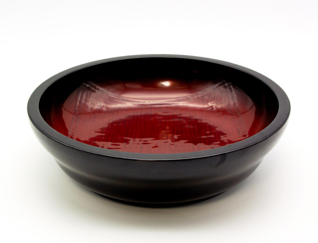 《復興支援》輪島塗　大鉢（布目 曙ぼかし塗）