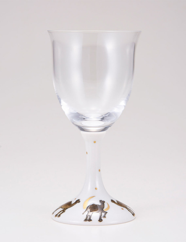 ワイングラス・小　月夜のらくだ