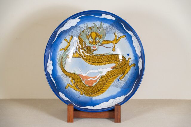 飾皿・昇龍
