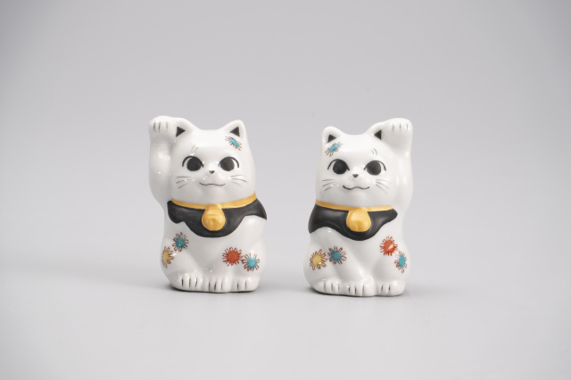 1.5号招き猫・わたげ(左右)