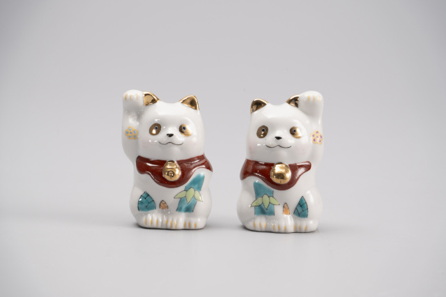 1.5号招き猫・ピカピカパンダ(左右)