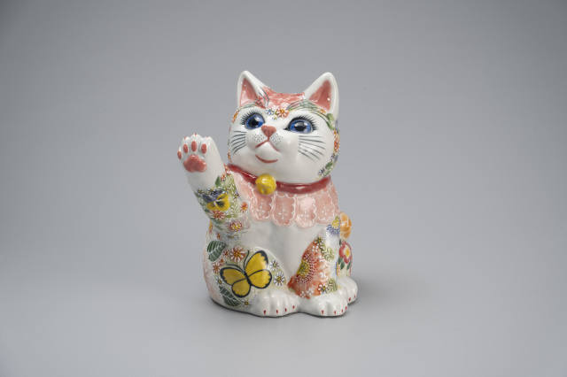 6.5号タッチ猫・下絵イッチン華盛