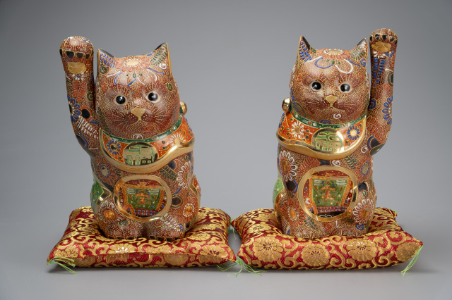 8号招き猫・盛 宝船(左右)