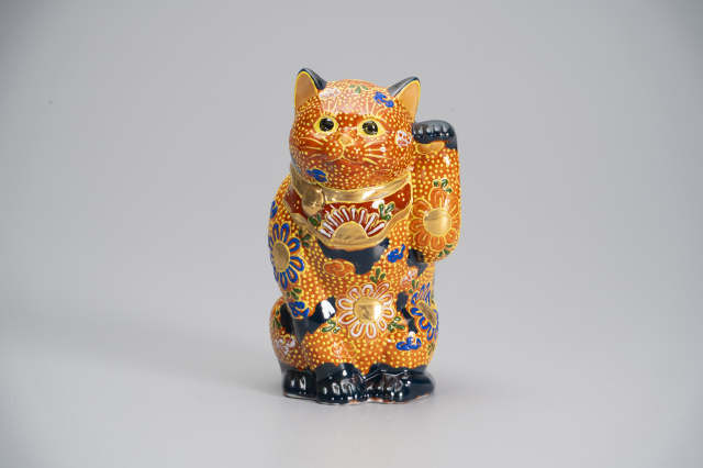 5号招き猫・紺盛