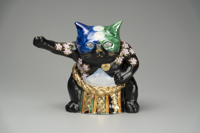 横綱猫・唯一無二(高総文・画)