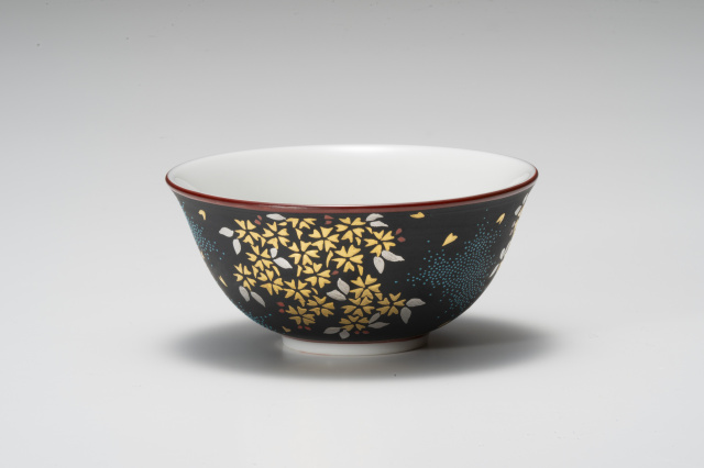 仲田錦玉・白金盛枝垂桜図青粒
