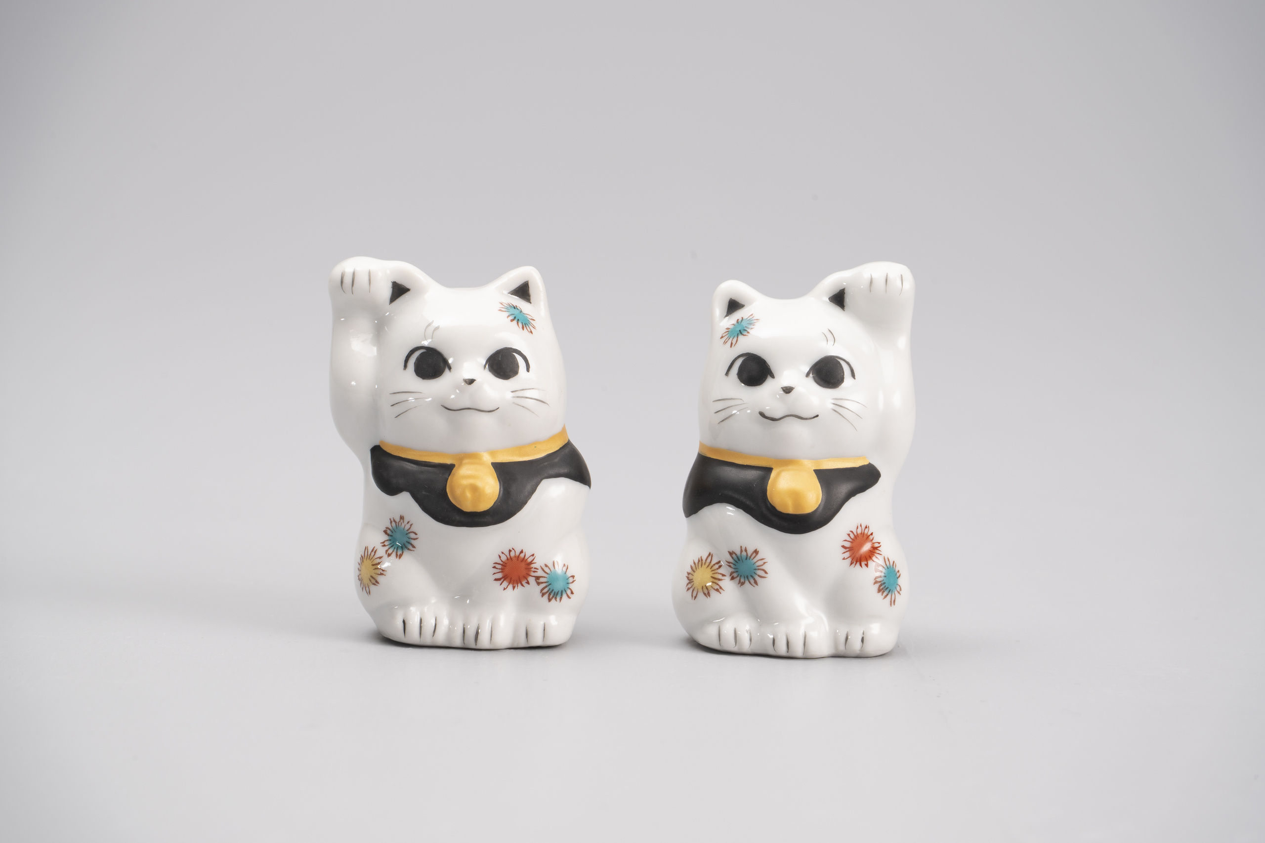 1.5号招き猫・わたげ(左右)