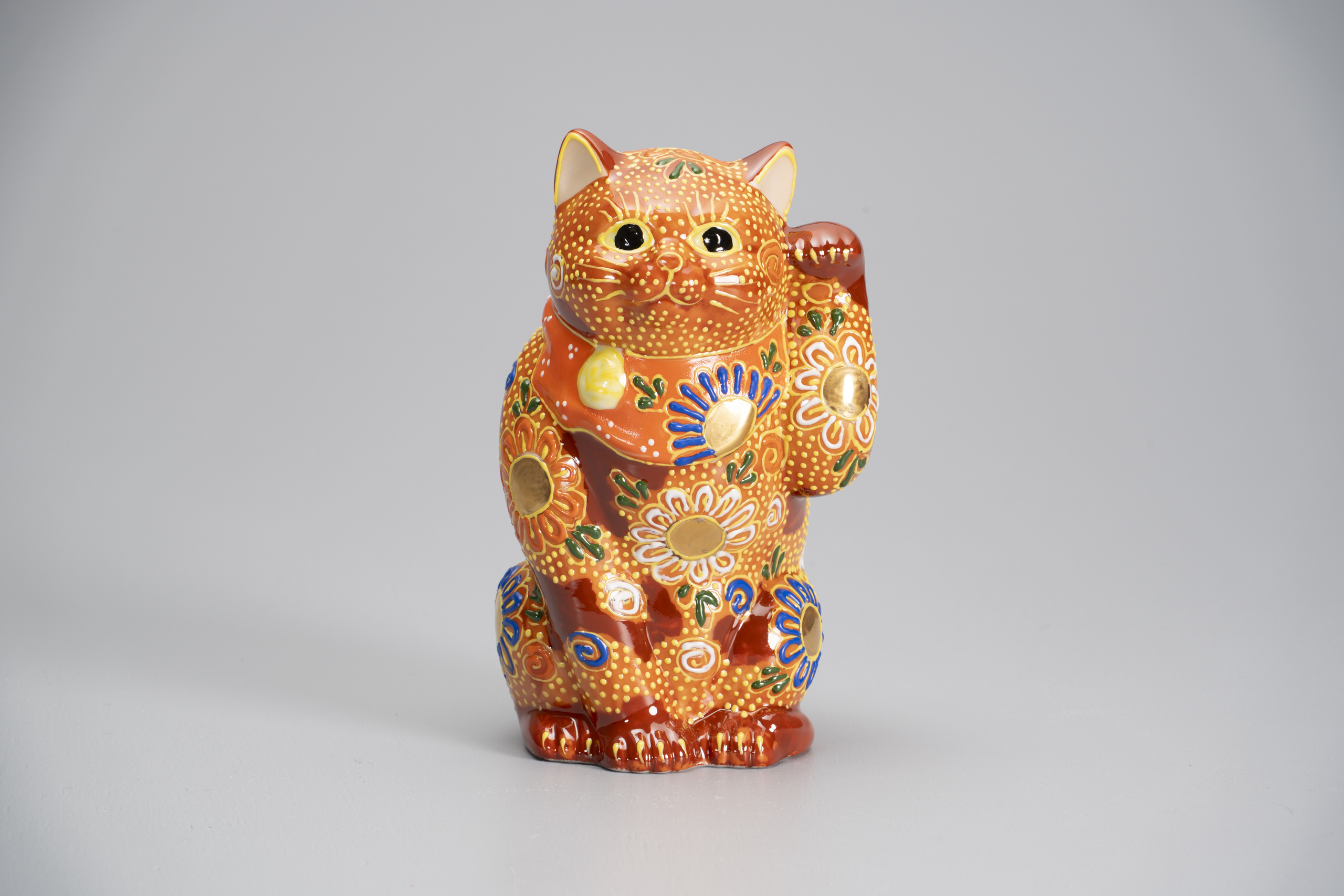 5号招き猫・茶盛