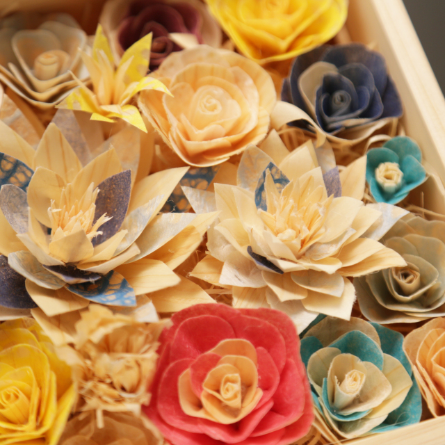 花器 立華器 木箱 テレビ高知 e！マルシェ】木が香る自然素材のインテリア かなば